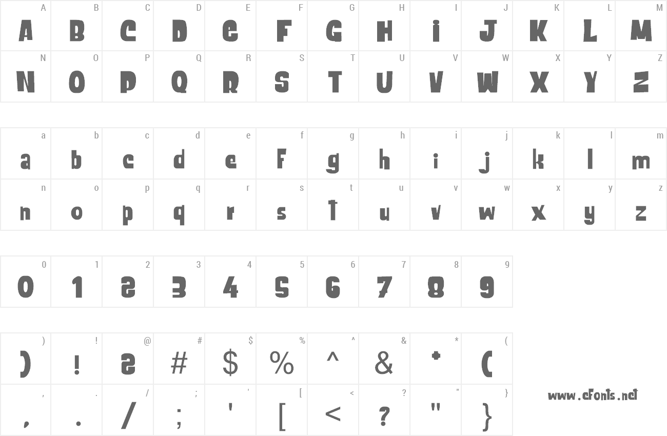 Font Le Cachalot du Grand Nord preview